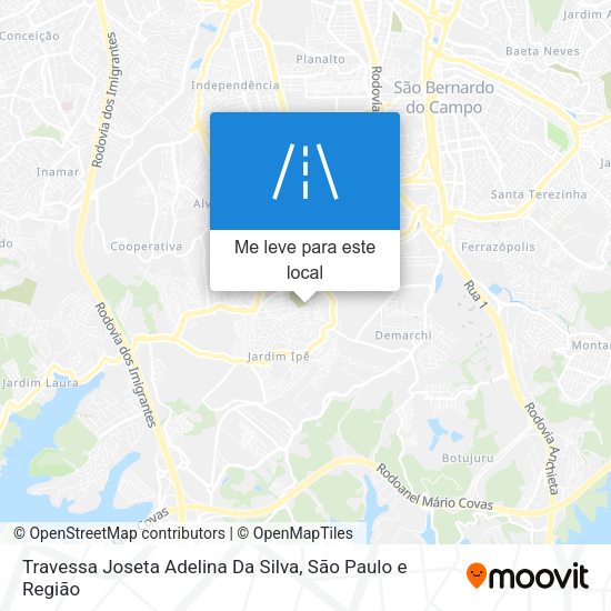 Travessa Joseta Adelina Da Silva mapa
