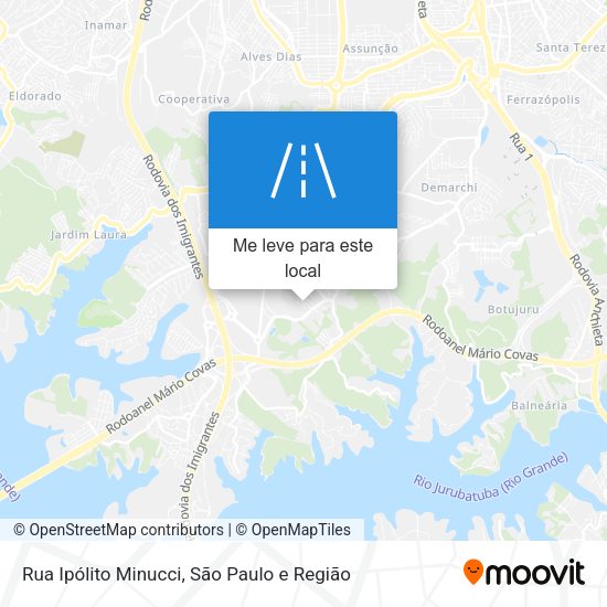 Rua Ipólito Minucci mapa