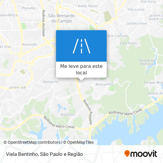 Viela Bentinho mapa