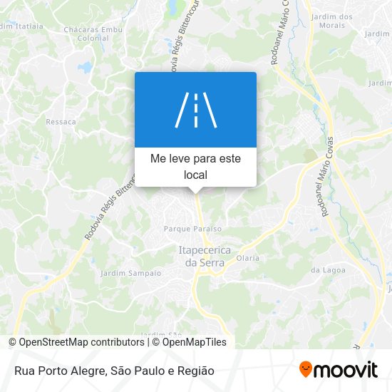 Rua Porto Alegre mapa