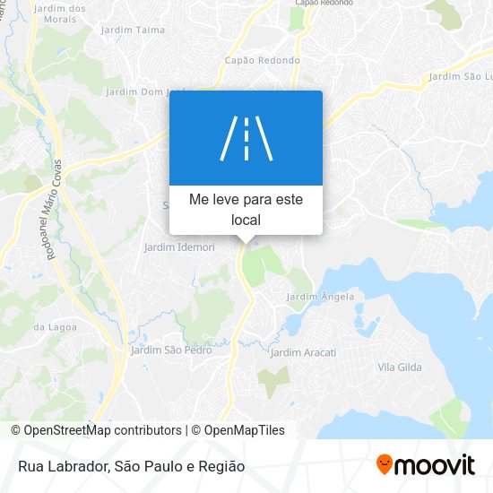 Rua Labrador mapa
