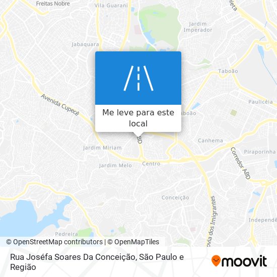 Rua Joséfa Soares Da Conceição mapa