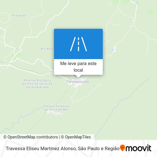 Travessa Eliseu Martinez Alonso mapa