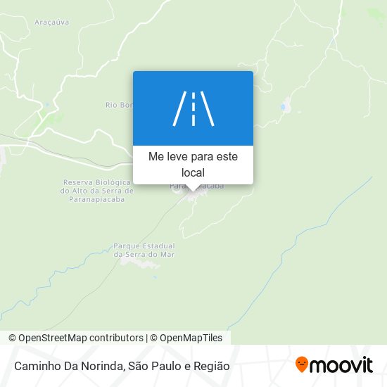 Caminho Da Norinda mapa