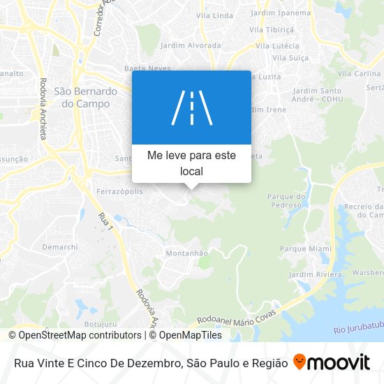 Rua Vinte E Cinco De Dezembro mapa