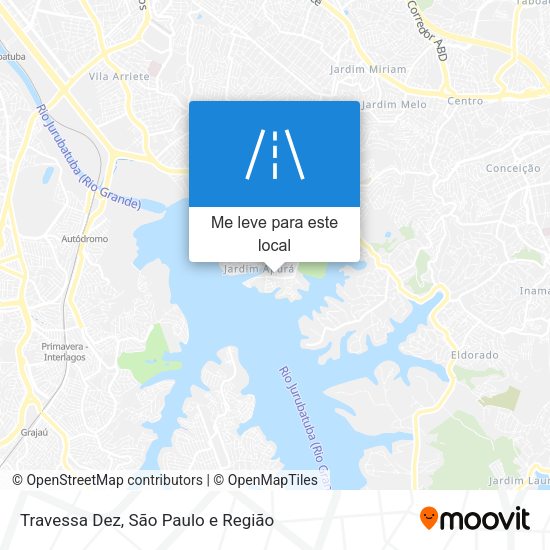 Travessa Dez mapa