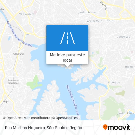 Rua Martins Nogueira mapa