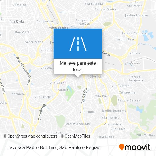 Travessa Padre Belchior mapa
