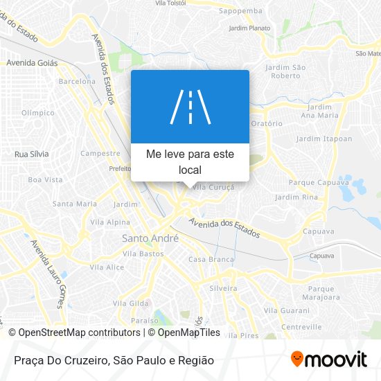 Praça Do Cruzeiro mapa