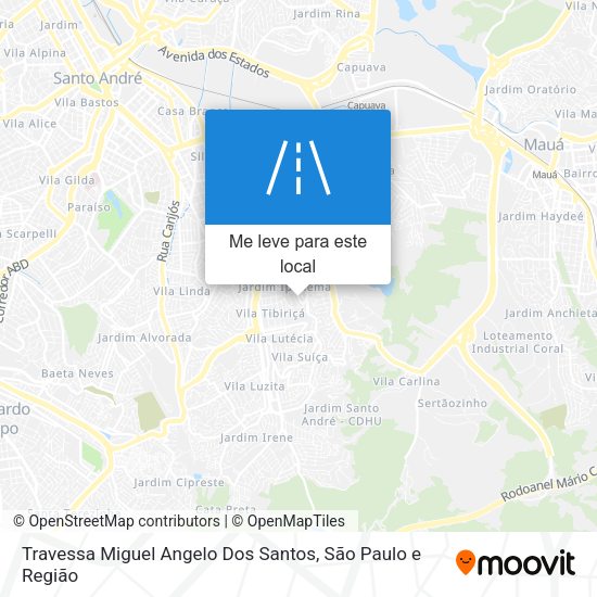 Travessa Miguel Angelo Dos Santos mapa