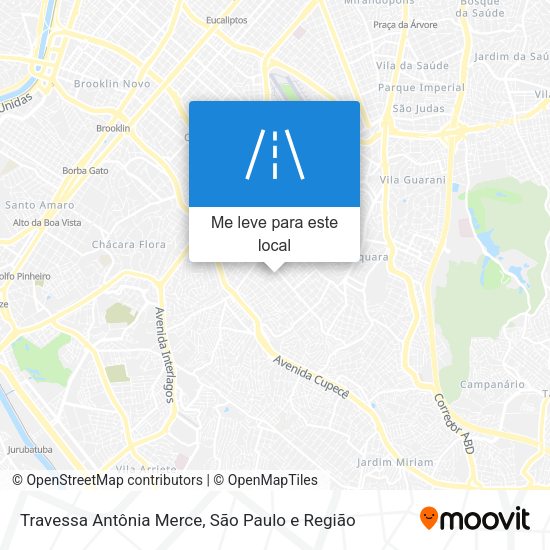 Travessa Antônia Merce mapa
