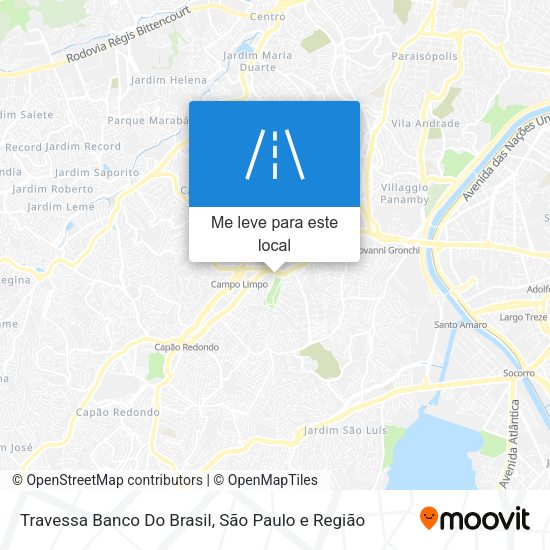 Travessa Banco Do Brasil mapa