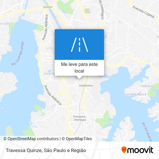 Travessa Quinze mapa