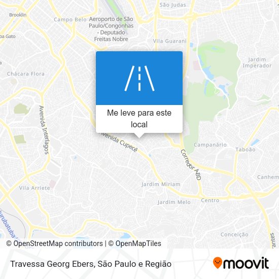 Travessa Georg Ebers mapa