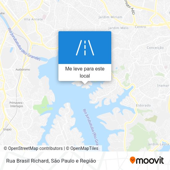 Rua Brasil Richard mapa