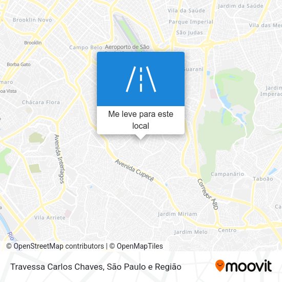 Travessa Carlos Chaves mapa