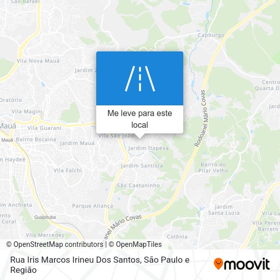Rua Iris Marcos Irineu Dos Santos mapa