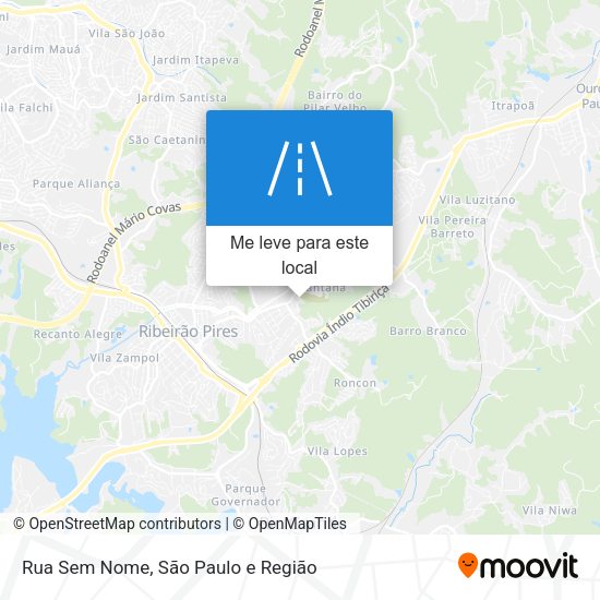 Rua Sem Nome mapa