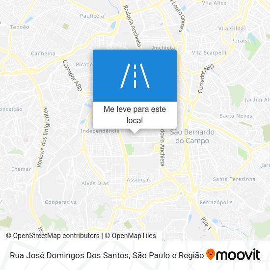 Rua José Domingos Dos Santos mapa