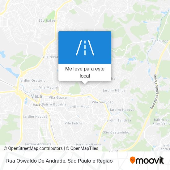Rua Oswaldo De Andrade mapa