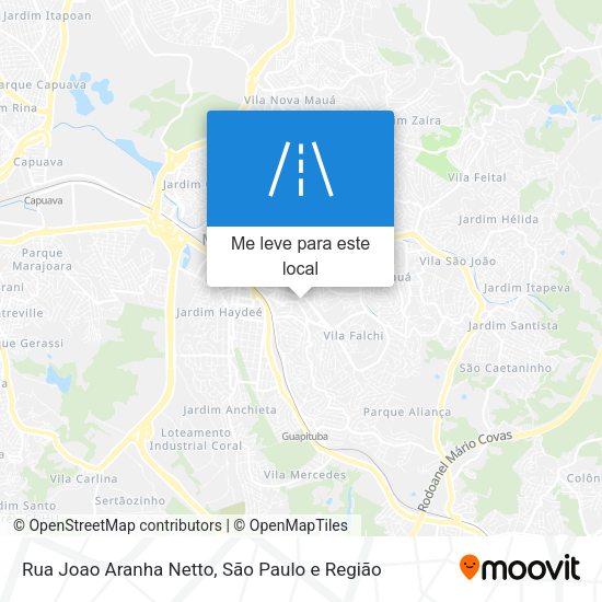 Rua Joao Aranha Netto mapa