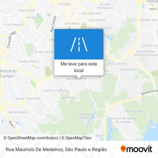 Rua Mauricio De Medeiros mapa