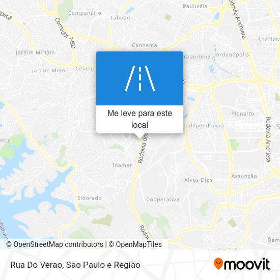 Rua Do Verao mapa