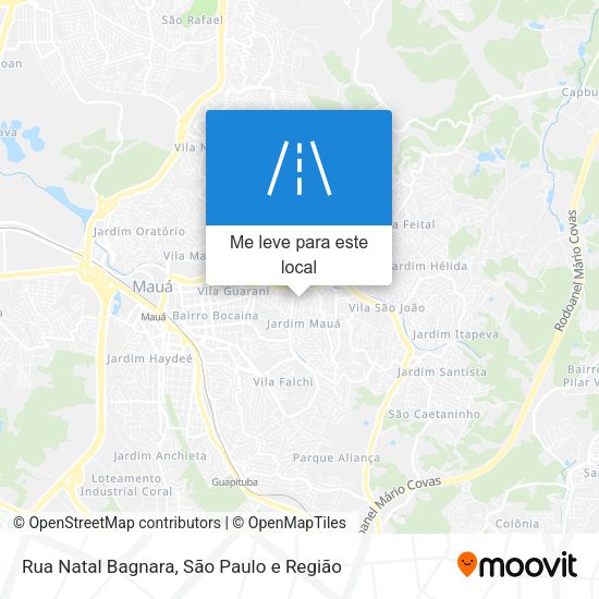 Rua Natal Bagnara mapa