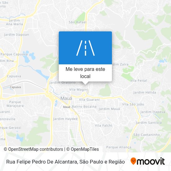 Rua Felipe Pedro De Alcantara mapa