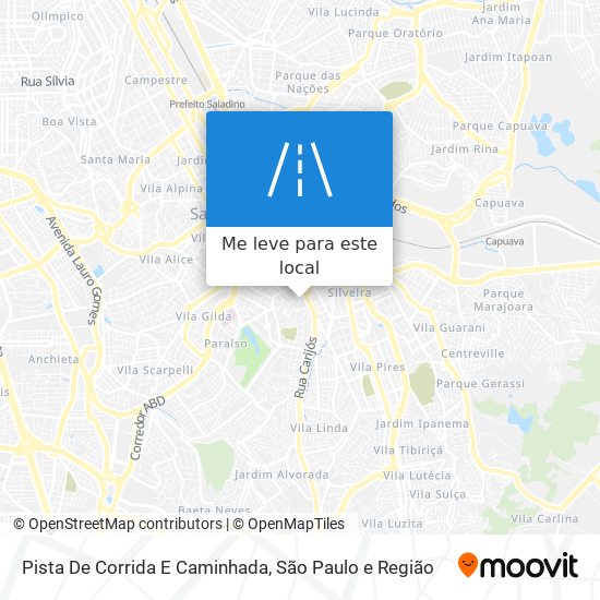 Pista De Corrida E Caminhada mapa