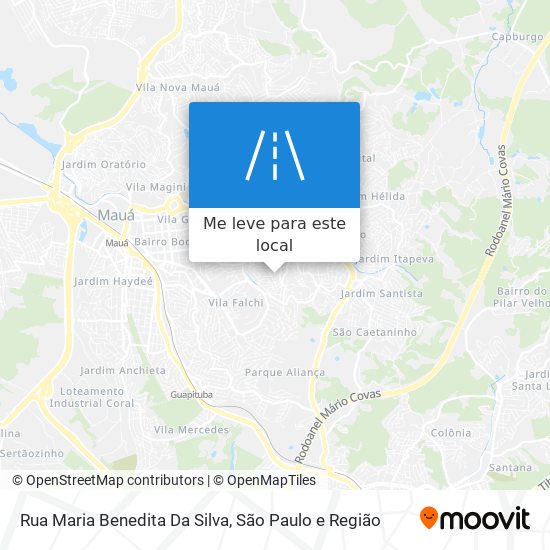 Rua Maria Benedita Da Silva mapa