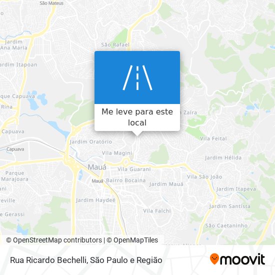 Rua Ricardo Bechelli mapa