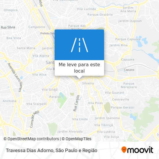 Travessa Dias Adorno mapa