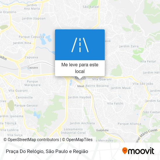 Praça Do Relógio mapa