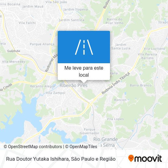Rua Doutor Yutaka Ishihara mapa