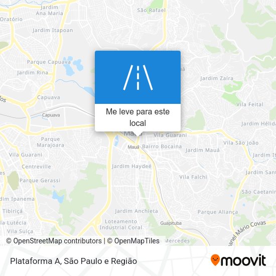 Plataforma A mapa