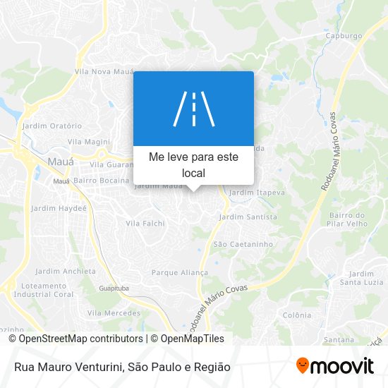 Rua Mauro Venturini mapa