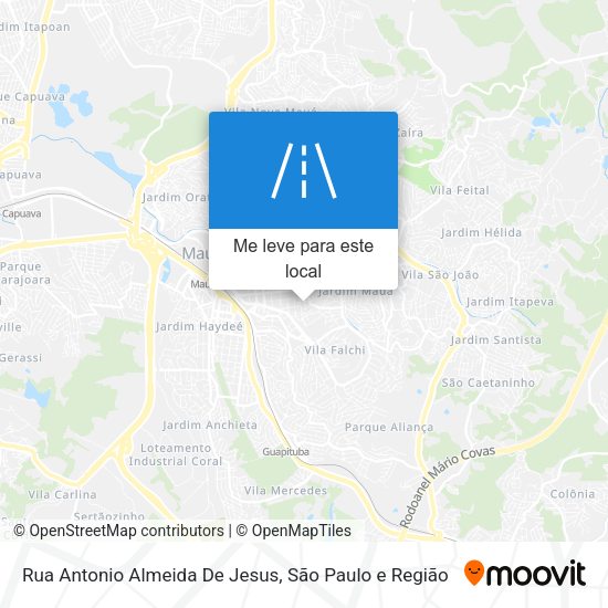 Rua Antonio Almeida De Jesus mapa