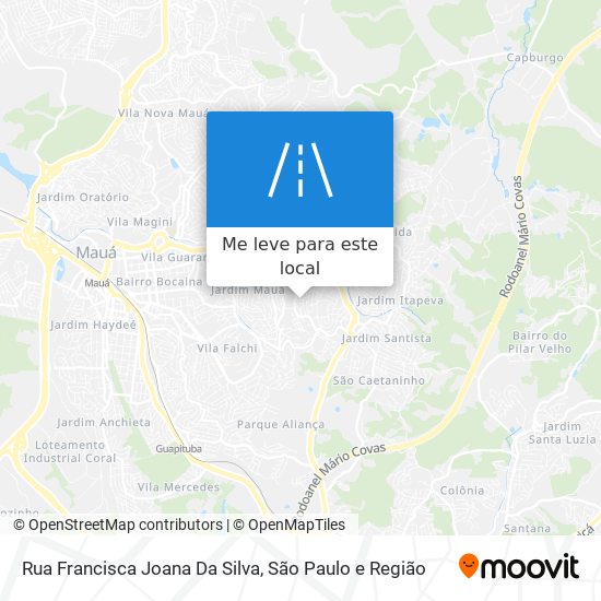 Rua Francisca Joana Da Silva mapa