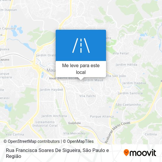 Rua Francisca Soares De Sigueira mapa