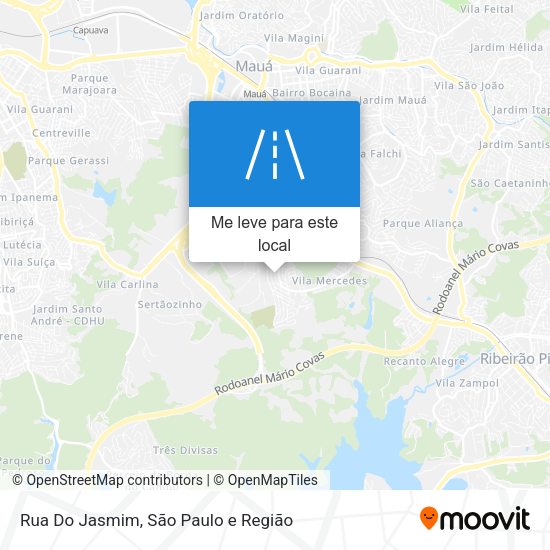 Rua Do Jasmim mapa