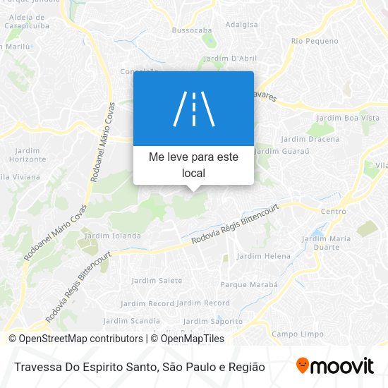 Travessa Do Espirito Santo mapa