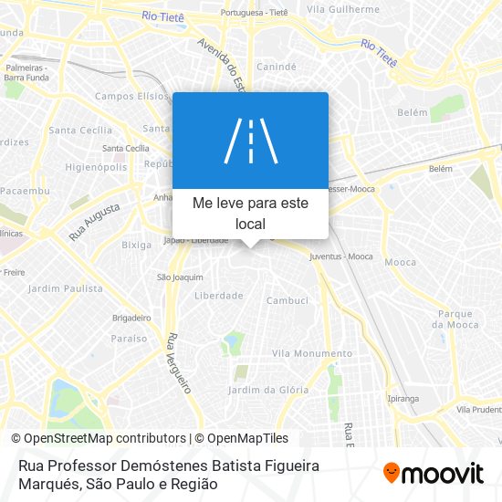 Rua Professor Demóstenes Batista Figueira Marqués mapa