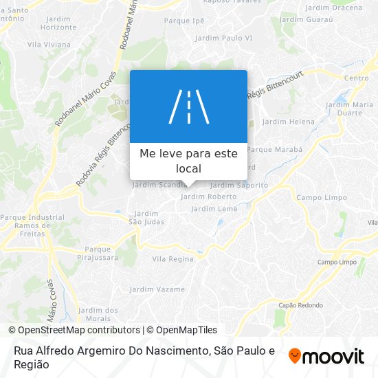 Rua Alfredo Argemiro Do Nascimento mapa