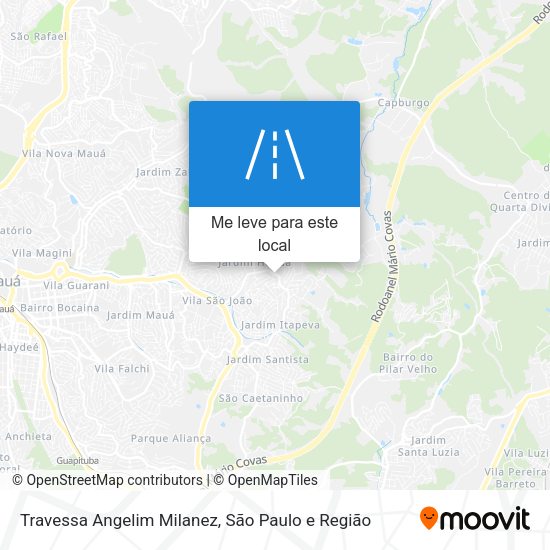 Travessa Angelim Milanez mapa