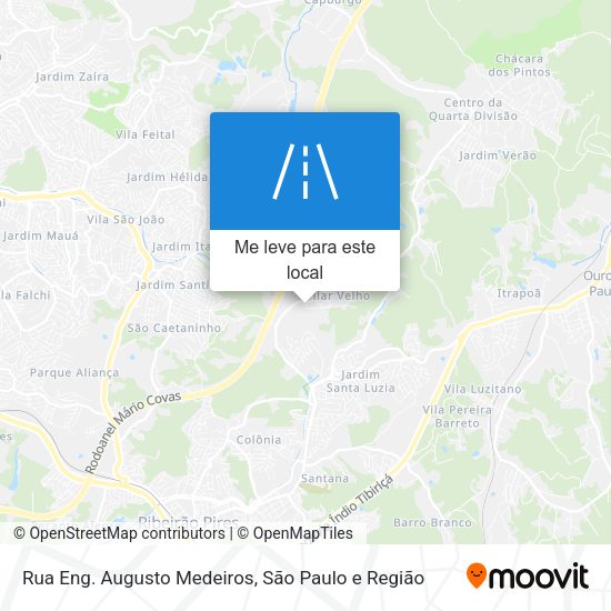 Rua Eng. Augusto Medeiros mapa
