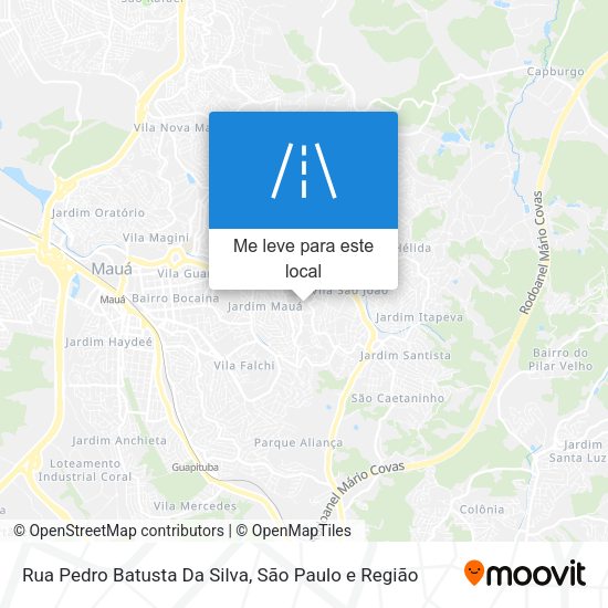 Rua Pedro Batusta Da Silva mapa