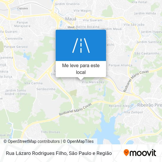 Rua Lázaro Rodrigues Filho mapa