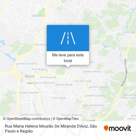 Rua Maria Helena Mourão De Miranda D'Aviz mapa