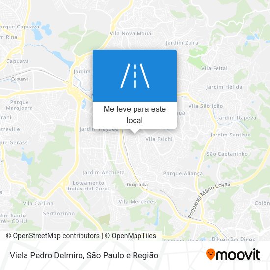 Viela Pedro Delmiro mapa